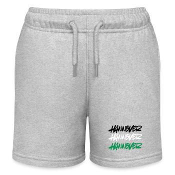 Hanover Double Graffiti Style - Kids Organic Sweat Shorts by Stanley/Stella - heather grey - Front
