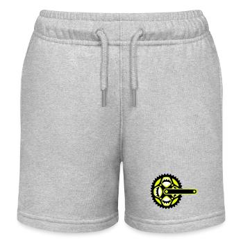 Icône de plateau de vélo - Short de jogging enfant bio Stanley/Stella - gris chiné - Devant