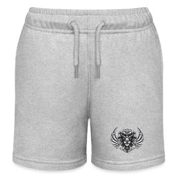 Majestic Lion - Short de jogging enfant bio Stanley/Stella - gris chiné - Devant