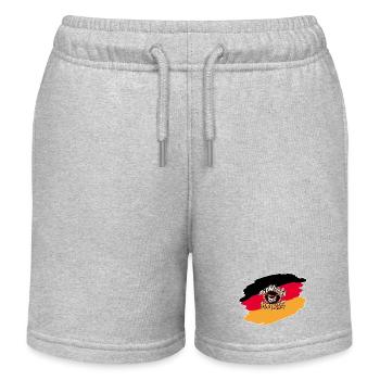 Die Wilden Kerle Logo Deutschland - Kinder Organic Joggingshorts Mini Bolter von Stanley/Stella - Grau meliert - Vorne
