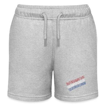 Pays-Bas - Short de jogging enfant bio Stanley/Stella - gris chiné - Devant