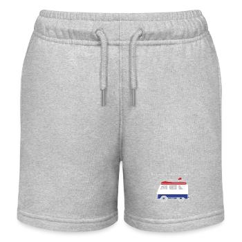 Pays-BasCampers - Short de jogging enfant bio Stanley/Stella - gris chiné - Devant