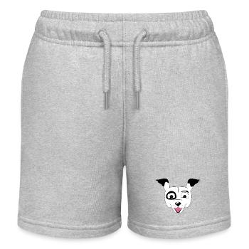 Poppy - Short de jogging enfant bio Stanley/Stella - gris chiné - Devant