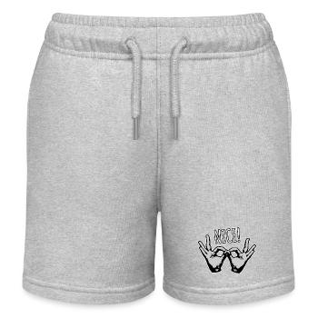 Nice! Sauber gelaufen, alles richtig gemacht, Top! - Kinder Organic Joggingshorts Mini Bolter von Stanley/Stella - Grau meliert - Vorne
