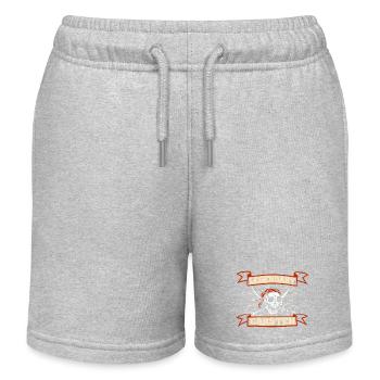 Fasching Carsten - Kinder Organic Joggingshorts Mini Bolter von Stanley/Stella - Grau meliert - Vorne