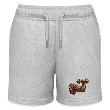 Steampunk Ästhetik & Retro-futurismus - Kinder Organic Joggingshorts Mini Bolter von Stanley/Stella - Grau meliert - Vorne