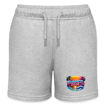 Été 2026 Neon Retro - Short de jogging enfant bio Stanley/Stella - gris chiné - Devant