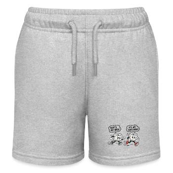Computerhumor Copy-Paste - Kinder Organic Joggingshorts Mini Bolter von Stanley/Stella - Grau meliert - Vorne