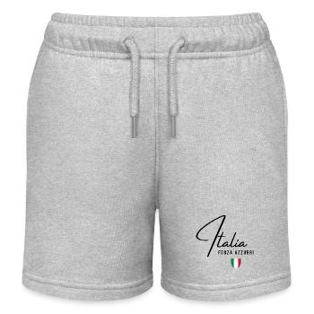 Italian flag, Italian pride - Kids Organic Sweat Shorts by Stanley/Stella - heather grey - Front