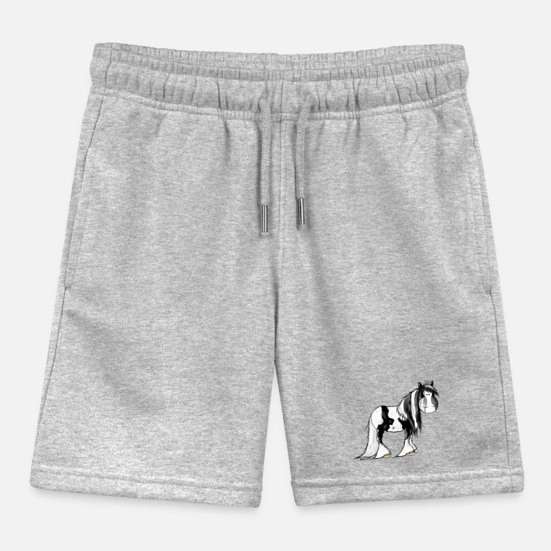 Irish Tinker Pferd - Pinto Kinder Organic Joggingshorts Mini Bolter von Stanley/Stella