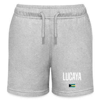 Lucaya, Bahamas - Short de jogging enfant bio Stanley/Stella - gris chiné - Devant