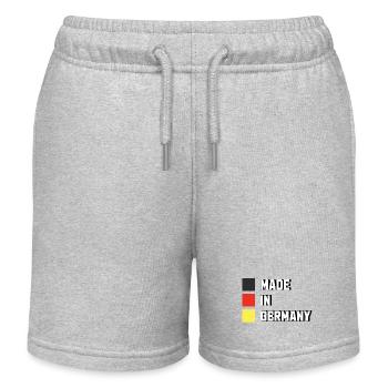 Made in Germany Deutschland Design - Kids Organic Sweat Shorts by Stanley/Stella - heather grey - Front