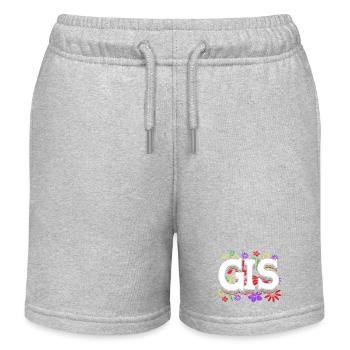 GIS Kartografie Kartograf Geography Geografie - Kinder Organic Joggingshorts Mini Bolter von Stanley/Stella - Grau meliert - Vorne