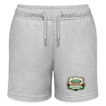 Offizielles Mitglied der Horizontal Society - Kinder Organic Joggingshorts Mini Bolter von Stanley/Stella - Grau meliert - Vorne
