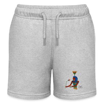 Nefertem I divinité égyptienne antique - Short de jogging enfant bio Stanley/Stella - gris chiné - Devant