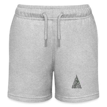Tannennadeln - Kinder Organic Joggingshorts Mini Bolter von Stanley/Stella - Grau meliert - Vorne