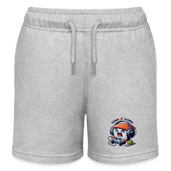 Sushi Videospiele spielen - Kinder Organic Joggingshorts Mini Bolter von Stanley/Stella - Grau meliert - Vorne