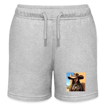 Beauté du désert - Short de jogging enfant bio Stanley/Stella - gris chiné - Devant