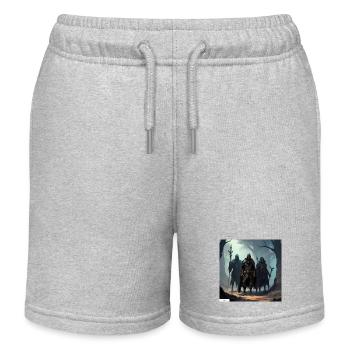 Friends of ancient fantasy - Kids Organic Sweat Shorts by Stanley/Stella - heather grey - Front