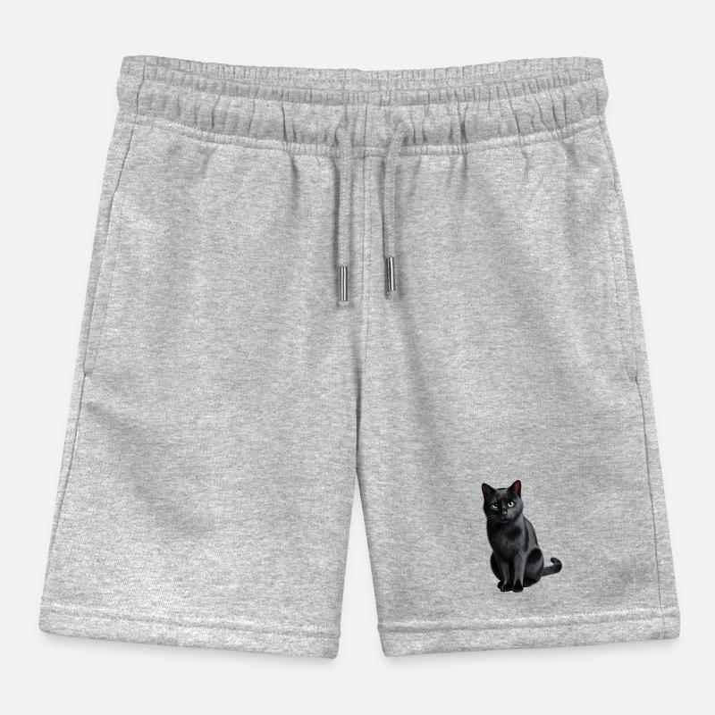Chat noir Short de jogging enfant bio Stanley/Stella