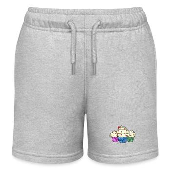Muffin - Kinder Organic Joggingshorts Mini Bolter von Stanley/Stella - Grau meliert - Vorne