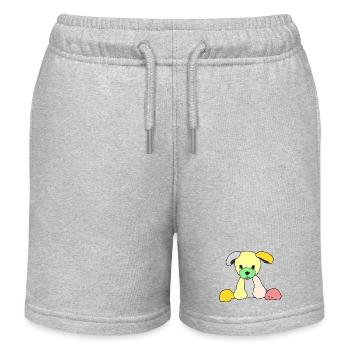 Bande dessinée pour chiens - Short de jogging enfant bio Stanley/Stella - gris chiné - Devant
