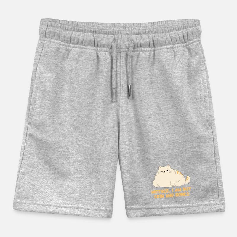 Mutter, ich bin nur Skin And Bones Katzendesign Kinder Organic Joggingshorts Mini Bolter von Stanley/Stella