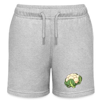 chou-fleur - Short de jogging enfant bio Stanley/Stella - gris chiné - Devant