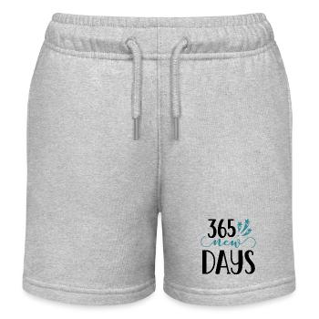 Design 365 New Days - Short de jogging enfant bio Stanley/Stella - gris chiné - Devant