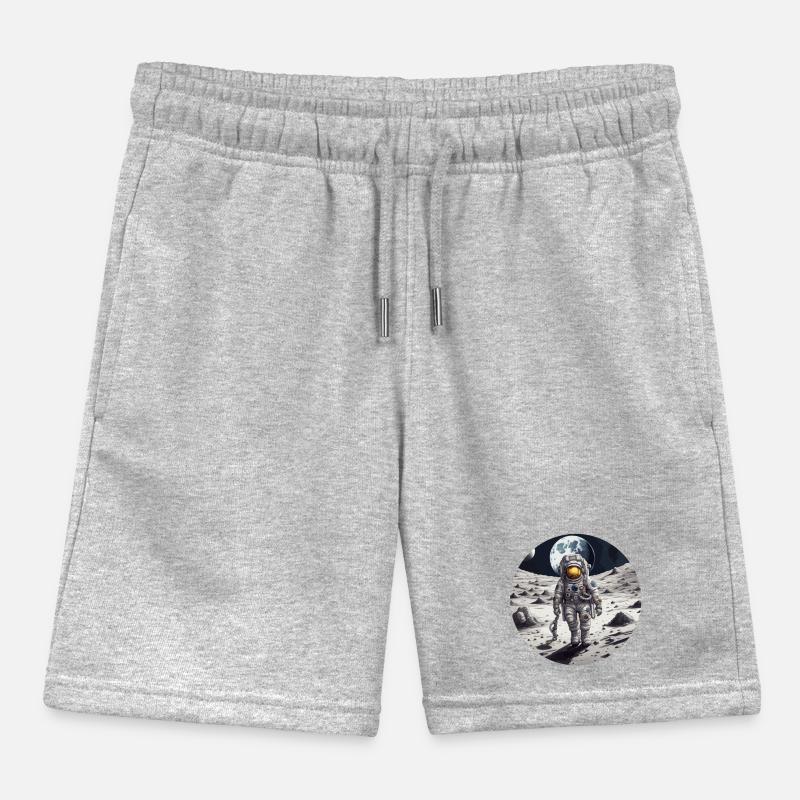 Astronaut / Space / Spaceship / Moon / Space Kids Organic Sweat Shorts by Stanley/Stella