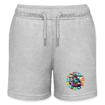 Helikopter / Hubschrauber / fliegen / Luftfahrt - Kinder Organic Joggingshorts Mini Bolter von Stanley/Stella - Grau meliert - Vorne