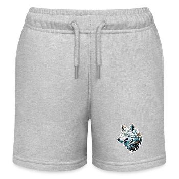 Anime / Comic / Japanisch / Zeichentrick / Cartoon - Kinder Organic Joggingshorts Mini Bolter von Stanley/Stella - Grau meliert - Vorne