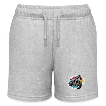 Motard / Motard / Motard / Deux-roues / Cross - Short de jogging enfant bio Stanley/Stella - gris chiné - Devant