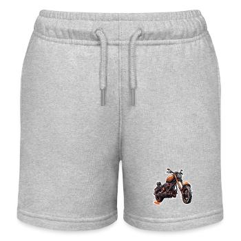 Motard / Motard / Motard / Deux-roues / Cross - Short de jogging enfant bio Stanley/Stella - gris chiné - Devant