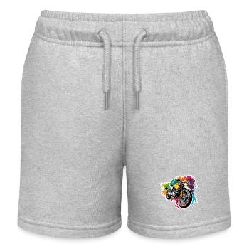 Motard / Motard / Motard / Deux-roues / Cross - Short de jogging enfant bio Stanley/Stella - gris chiné - Devant