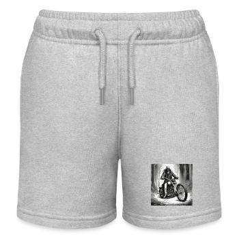 Motard / Motard / Motard / Deux-roues / Cross - Short de jogging enfant bio Stanley/Stella - gris chiné - Devant