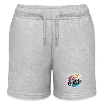 Motard / Motard / Motard / Deux-roues / Cross - Short de jogging enfant bio Stanley/Stella - gris chiné - Devant