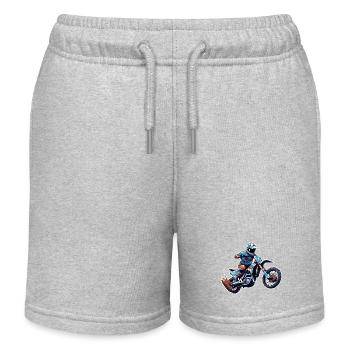 Motard / Motard / Motard / Deux-roues / Cross - Short de jogging enfant bio Stanley/Stella - gris chiné - Devant