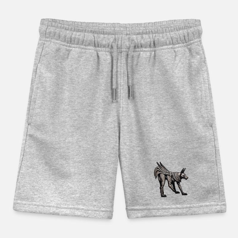Egypt / Pharaoh / Mummies / Hieroglyphics / Sphinx Kids Organic Sweat Shorts by Stanley/Stella