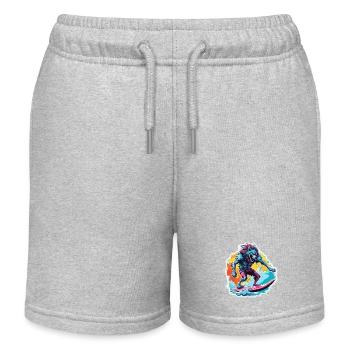 Werwolf / Vollmond / Wesen / Verwandlung / Fluch - Kinder Organic Joggingshorts Mini Bolter von Stanley/Stella - Grau meliert - Vorne