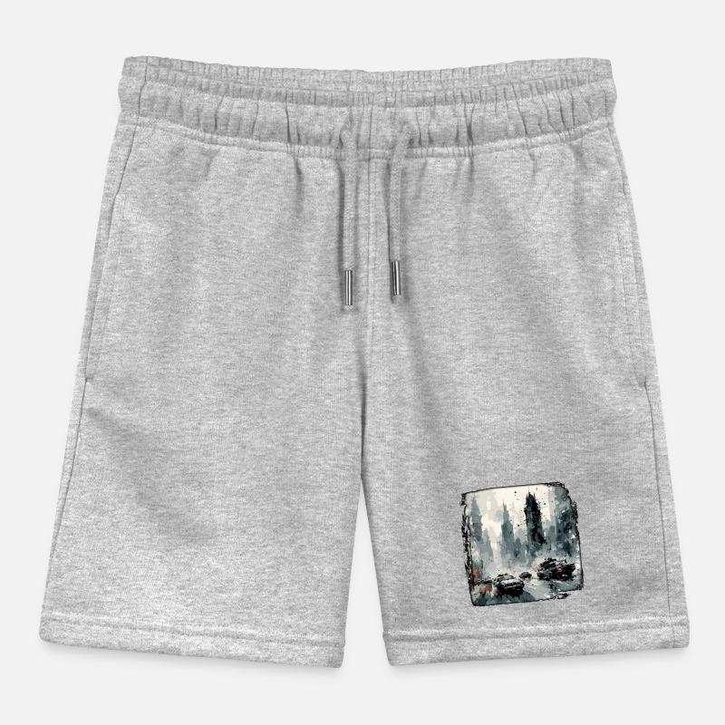 Apocalypse / Doomsday / Destruction / Anarchy Kids Organic Sweat Shorts by Stanley/Stella