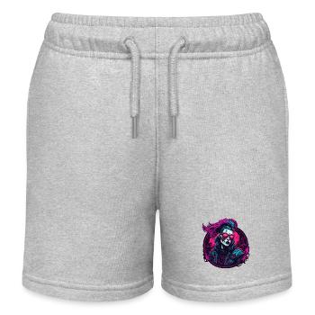 Gothique / Ténèbres / Mysticisme / Ombre / Horreur - Short de jogging enfant bio Stanley/Stella - gris chiné - Devant
