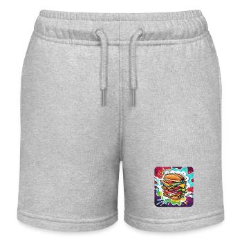 Sandwich / Sandwich / Nourriture / Épicerie - Short de jogging enfant bio Stanley/Stella - gris chiné - Devant