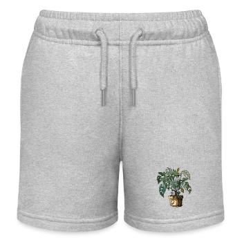 Zimmerpflanze / Topfpflanze / Dekoration / Topf - Kinder Organic Joggingshorts Mini Bolter von Stanley/Stella - Grau meliert - Vorne