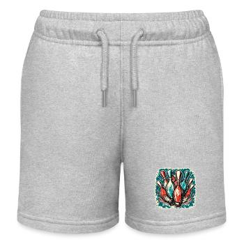 Bowling / Quilles / Bowling / Pin / Strike - Short de jogging enfant bio Stanley/Stella - gris chiné - Devant
