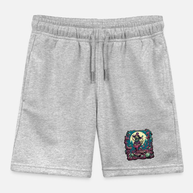 Psychedelic / Hallucination / Magic / Wizard Kids Organic Sweat Shorts by Stanley/Stella