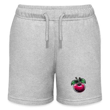 Lebensmittel / Obst / Markt / Vitamine / Design - Kinder Organic Joggingshorts Mini Bolter von Stanley/Stella - Grau meliert - Vorne