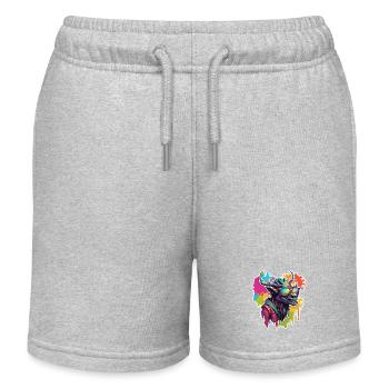Wendigo / Evil Spirit / Possessive / Horror - Kids Organic Sweat Shorts by Stanley/Stella - heather grey - Front