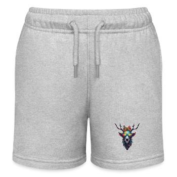 Wendigo / Evil Spirit / Possessive / Horror - Kids Organic Sweat Shorts by Stanley/Stella - heather grey - Front