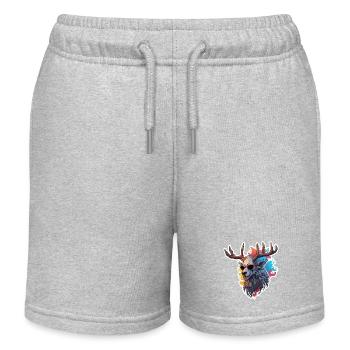 Wendigo / Evil Spirit / Possessive / Horror - Kids Organic Sweat Shorts by Stanley/Stella - heather grey - Front